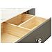 Consolle Trucco Vkh23-grigio-legno-120x40x75 Cm - Foto miniatura 5