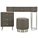 Consolle Trucco Vkh23-grigio-legno-120x40x75 Cm - Foto miniatura 2