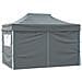 Tenda Party Antracite 280 x 410 x 315 cm Tessuto Oxford - Foto miniatura 4
