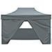 Tenda Party Antracite 280 x 410 x 315 cm Tessuto Oxford - Foto miniatura 5