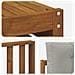 Set divani con cuscino 10 pcs Grigio Naturale e Chiaro - Foto miniatura 7