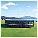 Copertura per piscina Ø730 x 20 cm Rotondo PVC e PET - Foto miniatura 2