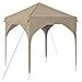 Tenda per feste a pop-up 194 x 194 x 245 cm Crema - Foto miniatura 1