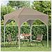 Tenda per feste a pop-up 194 x 194 x 245 cm Crema - Foto miniatura 3