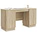 Scrivania Rovere Sonoma 142,5 x 50 x 75 cm Legno ingegnerizzato - Foto miniatura 2