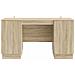 Scrivania Rovere Sonoma 142,5 x 50 x 75 cm Legno ingegnerizzato - Foto miniatura 4