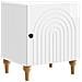 Armadio da Notte 2 pcs Bianco Lucido 43 x 34,5 x 50 cm - Foto miniatura 3