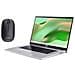 Chromebook 315 CB315-8H-88G3 + Mouse wireless MediaTek Kompanio Kompanio 540 39,6 cm (15.6") Full HD 4 GB DDR5-SDRAM 64 GB eMMC Wi-Fi 6E (802.11ax) ChromeOS Italiano Argento - Foto miniatura 3