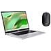 Chromebook 315 CB315-8H-88G3 + Mouse wireless MediaTek Kompanio Kompanio 540 39,6 cm (15.6") Full HD 4 GB DDR5-SDRAM 64 GB eMMC Wi-Fi 6E (802.11ax) ChromeOS Italiano Argento - Foto miniatura 2