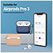 Custodia In Silicone Per Airpods Pro - Per Una Protezione Comoda E Uno Stile Alla Moda. - Foto miniatura 5