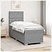 Letto box spring con materasso Grigio Chiaro 90 x 200 cm - Foto miniatura 4