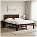 Letto matrimoniale con testiera ROSTOCK Marrone Scuro - Foto miniatura 8