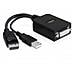 Adattatore Displayport / DVI Maschio / Femmina 0.23 m Colore Nero - Foto miniatura 2
