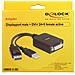 Adattatore Displayport / DVI Maschio / Femmina 0.23 m Colore Nero - Foto miniatura 1