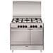 Cucina Elettrica UR965MI 4 Fuochi Gas Forno Elettrico Classe A Dimensioni 90x60 Colore Inox Serie Unica - Foto miniatura 6