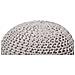 Pouf Poggiapiedi In Tessuto Grigio Chiaro 50 X 35 Cm Conrad - Foto miniatura 24