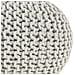 Pouf Poggiapiedi In Tessuto Grigio Chiaro 50 X 35 Cm Conrad - Foto miniatura 12