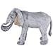 Elefante in Peluche in Piedi Grigio XXL - Foto miniatura 4