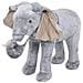 Elefante in Peluche in Piedi Grigio XXL - Foto miniatura 1