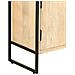 Libreria A 4 Livelli 80x30x180 Cm In Legno Massello Di Mango - Foto miniatura 8