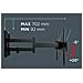 Supporto da parete SlimStyle 600 SDRP PLUS per TV 50"-82" Portata Max 45 Kg - Foto miniatura 5