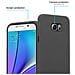 Custodia Compatibile Con Samsung Galaxy Note 5 In Grigio Quarzo - Coperchio Protettivo Ibrido Con Silicone Tpu All'interno E 2 Pezzi Di Plastica All'esterno - Foto miniatura 2