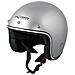 Casco Moto Jet Omologato Ece 22-05 Argento Custom Scooter Naked Style Tg. S - Foto miniatura 4