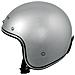 Casco Moto Jet Omologato Ece 22-05 Argento Custom Scooter Naked Style Tg. S - Foto miniatura 5