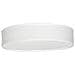 Plafoniera Led 1 Luce Flush Lino Bianco, Attacco E27 - Foto miniatura 1