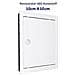 Ispezione Porta Sportello Di Revisione. Pannello Daccesso. Abs Di Plastica Bianca Di Alta Qualit. Taglie Disponibili. 4 X 4 (100mm X 100mm)  - Foto miniatura 2