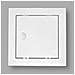 Ispezione Porta Sportello Di Revisione. Pannello Daccesso. Abs Di Plastica Bianca Di Alta Qualit. Taglie Disponibili. 4 X 4 (100mm X 100mm)  - Foto miniatura 3