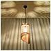 Lampada A Sospensione In Filo Di Legno Naturale E27 - Foto miniatura 10