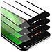 3x Pellicola Armatura A Schermo Intero Compatibile Con Asus Zenfone 4 Max In Trasparente Con Nero - 3x Vetro Temperato (tempered) Di Protezione Del Display In Durezza 9h Con 3d Touch - Foto miniatura 1
