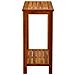 Tavolo Consolle Da Giardino 80x35x75cm Legno Massello Di Acacia - Foto miniatura 3