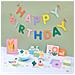 Ghirlanda Nera Happy Birthday 5 M - Foto miniatura 1
