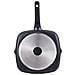 Padella Grill 28x28x5 Cm, Alluminio Fuso, Induzione, Energia - Foto miniatura 8