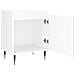Comodini 2 Pz Bianchi 40x30x50 Cm In Legno Multistrato - Foto miniatura 5