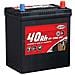 Batteria Auto 40ah Per Vetture Giapponesi-coreane Polo Destro J37 - Foto miniatura 1