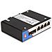 Switch industriale Gigabit Ethernet 4 porte RJ45 2 porte SFP per guida DIN - Foto miniatura 1