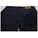 Jeans Denim Da Donna Dritti A Vita Bassa Blu Scuro - W26 - Foto miniatura 5