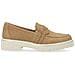 Beige Casual Closed Loafers Mocassino Pelle Scamosciata /nabuk Scarpe Donna Beige Eu 38, D1h01-60 - Foto miniatura 2