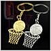 Portachiavi Da Basket, Regalo Per I Fan Nba Silver - Foto miniatura 3
