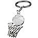 Portachiavi Da Basket, Regalo Per I Fan Nba Silver - Foto miniatura 1