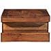 Tavolino Da Salotto 90x60x30 Cm Legno Massello Di Acacia - Foto miniatura 3