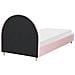 Letto Per Bambini Arcobaleno Velluto Landeillau 90 X 200 Cm Rosa - Foto miniatura 5