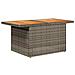 Set Divano da Giardino 8pz con Cuscini Grigio Polyrattan Acacia - Foto miniatura 7