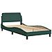 Giroletto senza Materasso Verde Scuro 100x200 cm in Velluto - Foto miniatura 4