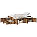 Letto contenitore in legno vecchio 75x190 cm - Foto miniatura 1