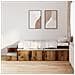 Letto contenitore in legno vecchio 75x190 cm - Foto miniatura 2