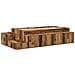 Letto contenitore in legno vecchio 75x190 cm - Foto miniatura 3